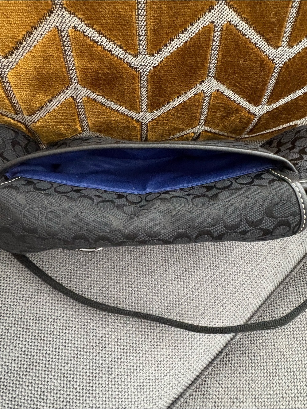 Coach Black Signature Mini Field Bag - Picture 5 of 5